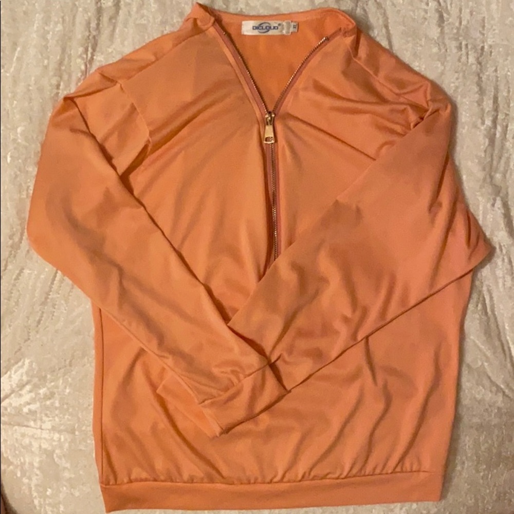 Pink thin tee/long sleeved